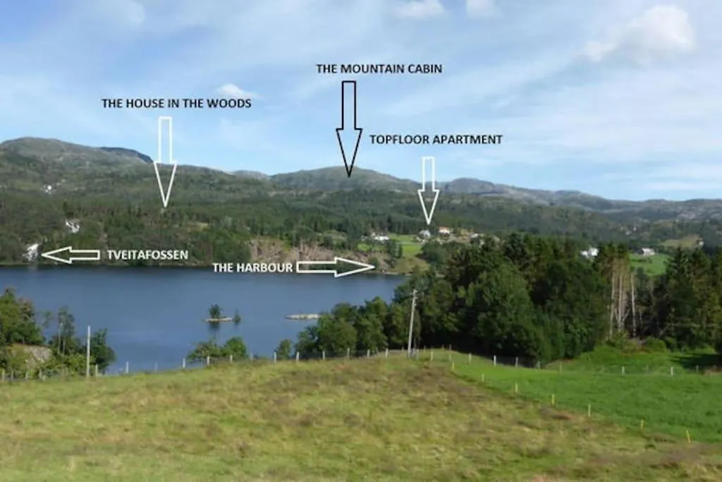 Topfloor Apartment Separate Entranc Nice View Stord Fitjar