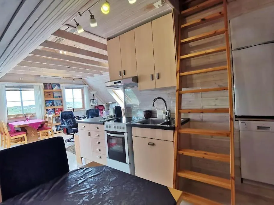Topfloor Apartment Separate Entranc Nice View Stord Fitjar