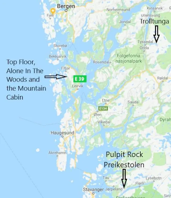 Topfloor Apartment Separate Entranc Nice View Stord Fitjar